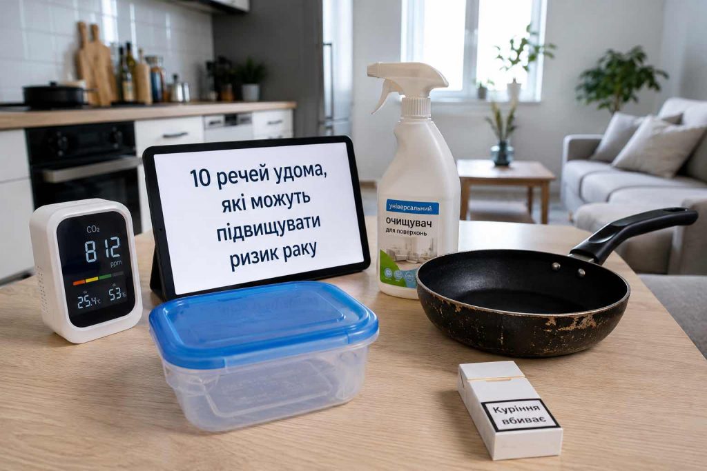 10 речей у домі, які можуть підвищувати ризик раку: онколог пояснив, на що звернути увагу 10 речей у домі, які можуть підвищувати ризик раку: онколог пояснив, на що звернути увагу
