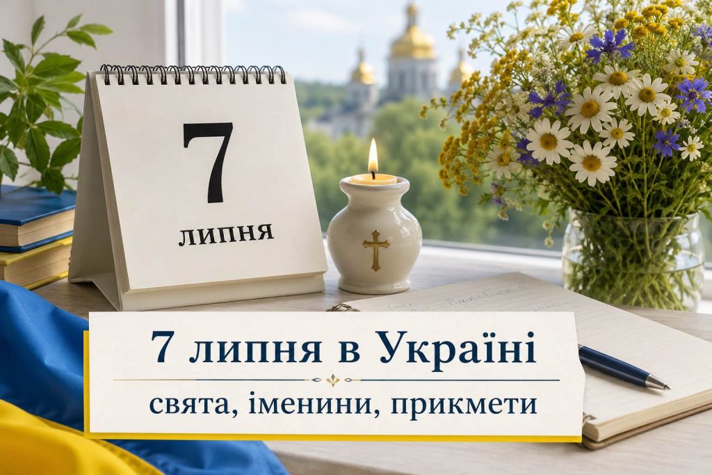 7 липня в Україні: повний перелік свят, День ангела, народні прикмети і що не можна робити 7 липня в Україні: повний перелік свят, День ангела, народні прикмети і що не можна робити