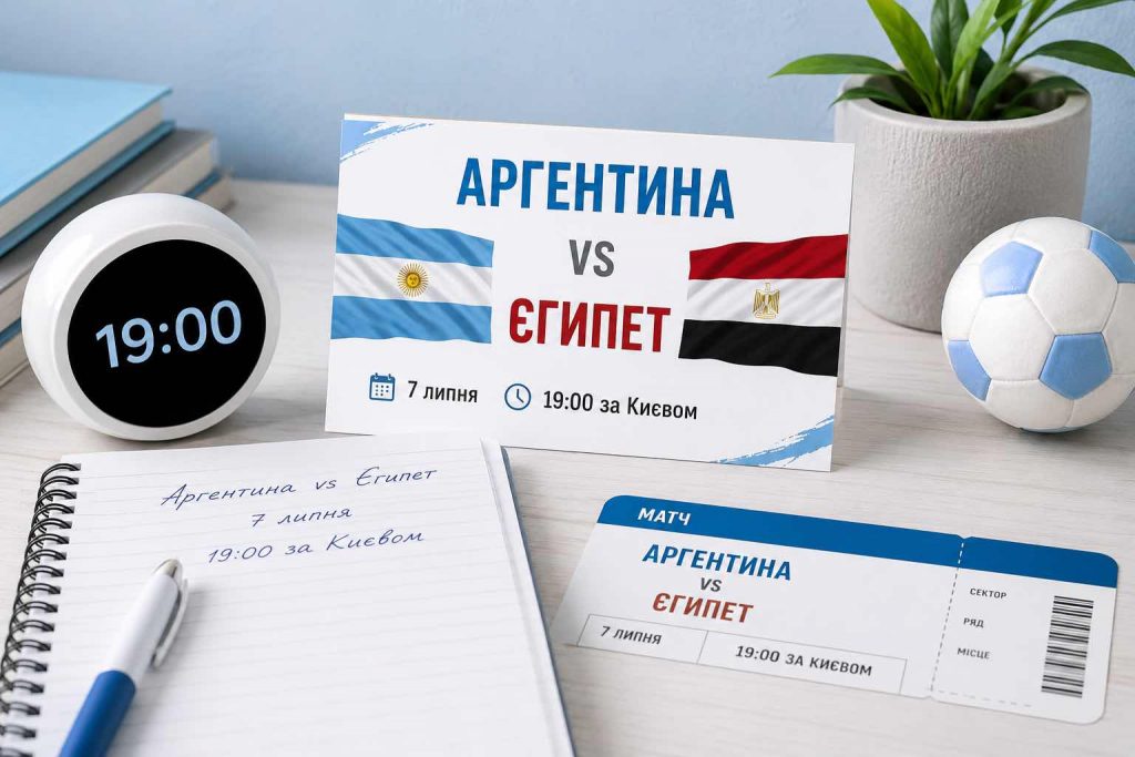 Аргентина — Єгипет на ЧС-2026: о котрій матч 7 липня, де дивитися і які коефіцієнти