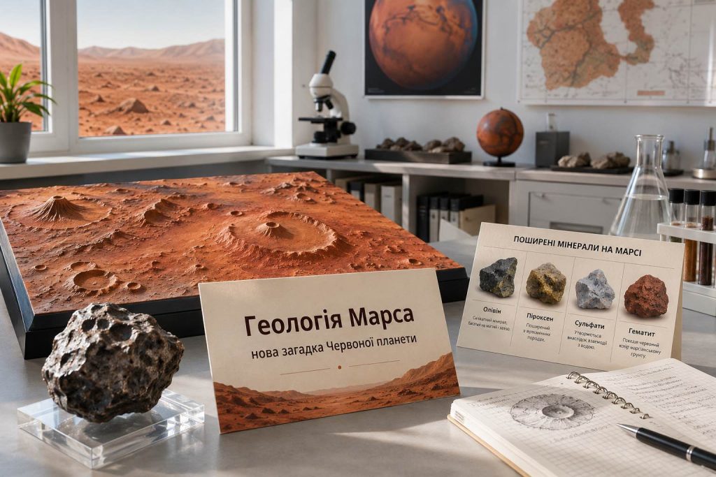 Рідкісний мінерал на Марсі здивував учених: що приховував метеорит NWA 8171 та як він змінить історію планети