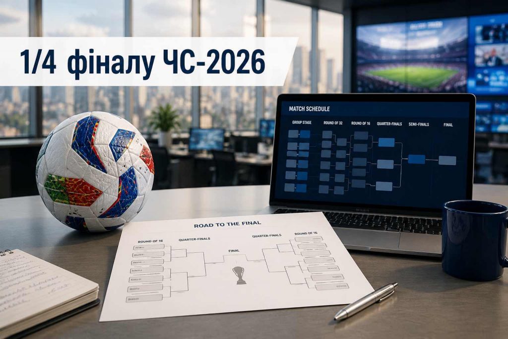 Хто вийшов до 1/4 фіналу ЧС-2026: усі пари та розклад матчів за Києвом Хто вийшов до 1/4 фіналу ЧС-2026: усі пари та розклад матчів за Києвом