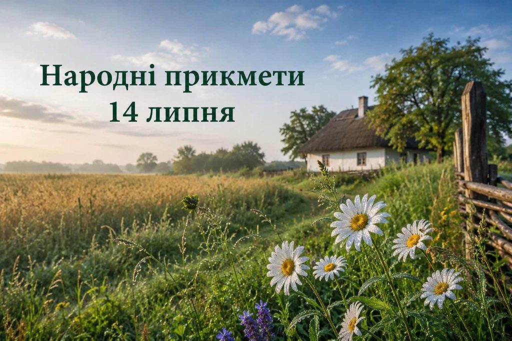 Що святкують в Україні 14 липня 2026 року: повний календар свят, іменини та прикмети
