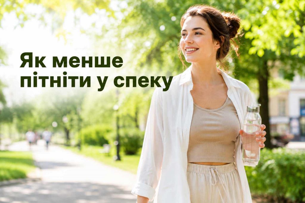 Як менше пітніти у спеку: 7 способів зберегти свіжість і комфорт