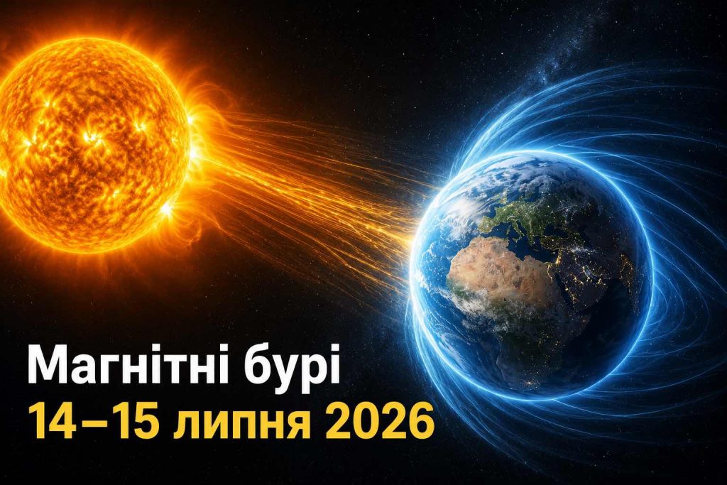 Коли буде магнітна буря 14–15 липня: свіжий прогноз Kp для України Коли буде магнітна буря 14–15 липня: свіжий прогноз Kp для України