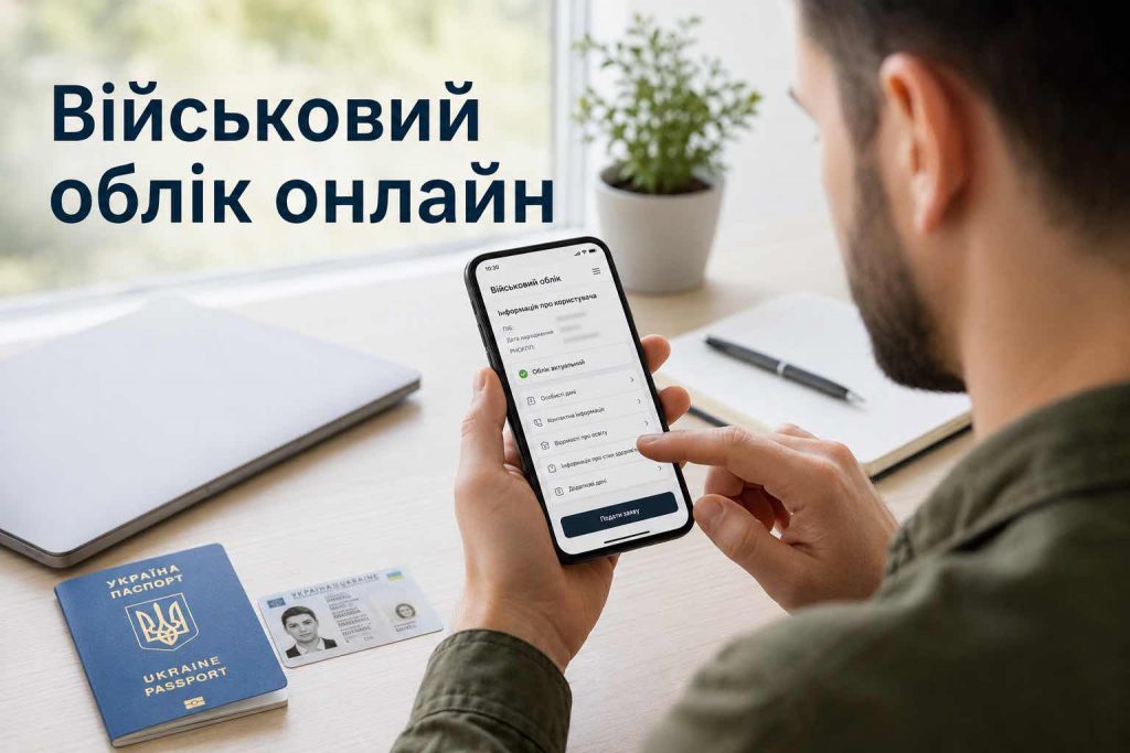 Як стати на військовий облік онлайн у 2026 році: повна інструкція через Резерв+ Як стати на військовий облік онлайн у 2026 році: повна інструкція через Резерв+