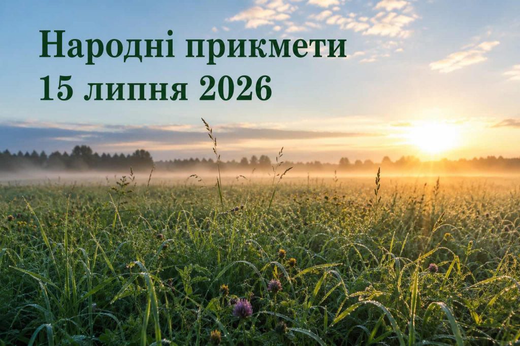 Яке свято в Україні 15 липня 2026 року: повний календар подій, іменини та заборони
