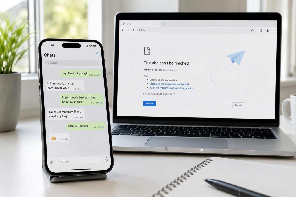 Не відкривається t.me: що сталося з Telegram і коли відновлять роботу
