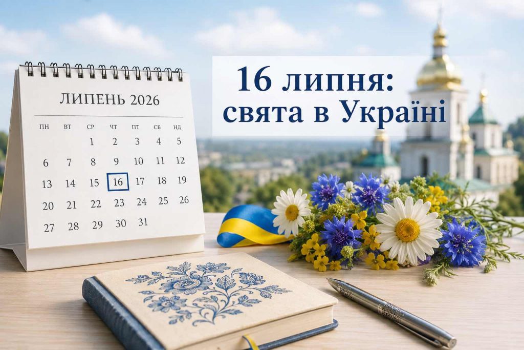 Яке свято 16 липня 2026 року: церковна дата, прикмети та кого привітати Яке свято 16 липня 2026 року: церковна дата, прикмети та кого привітати
