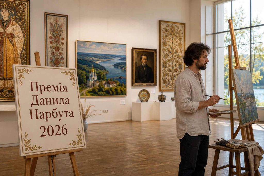 Премія імені Данила Нарбута 2026: хто може подати роботу та до якого числа Премія імені Данила Нарбута 2026: хто може подати роботу та до якого числа