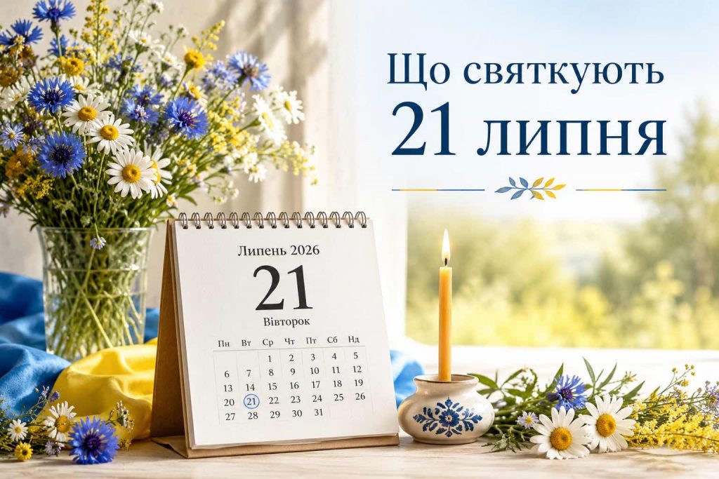 Що святкують в Україні 21 липня: церковна дата, іменини, прикмети та заборони Що святкують в Україні 21 липня: церковна дата, іменини, прикмети та заборони