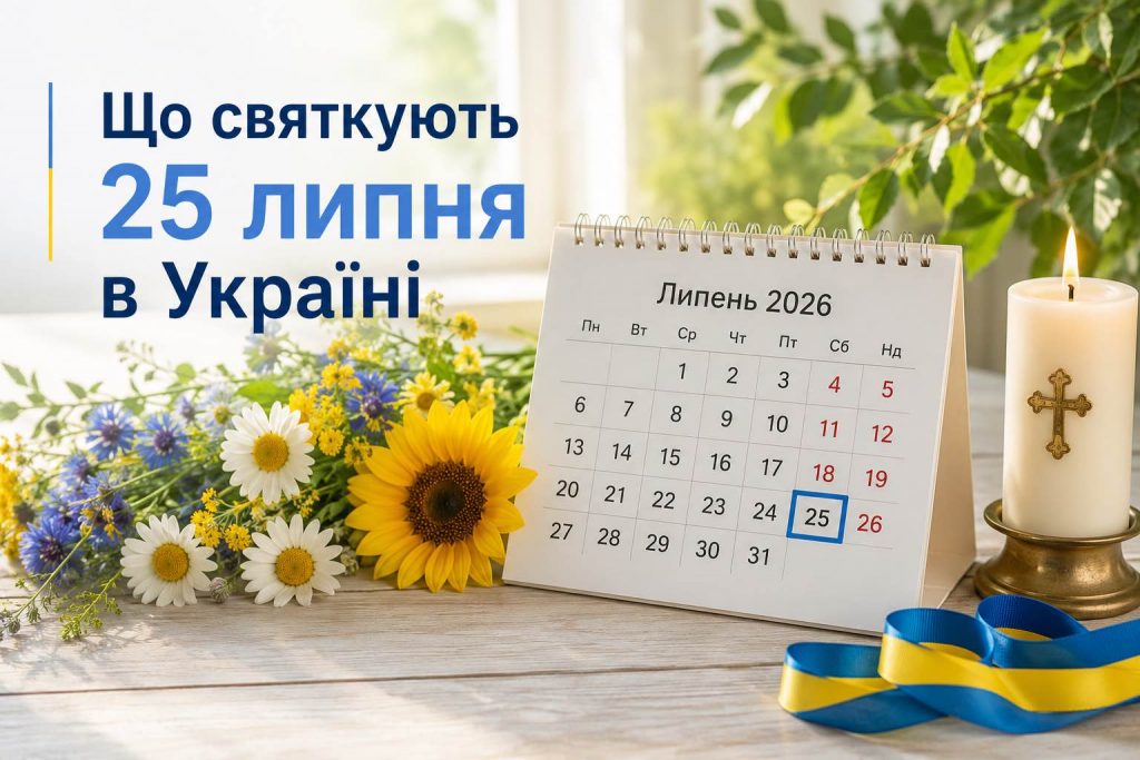 Що святкують в Україні 25 липня 2026 року: церковна дата, іменини, прикмети та заборони
