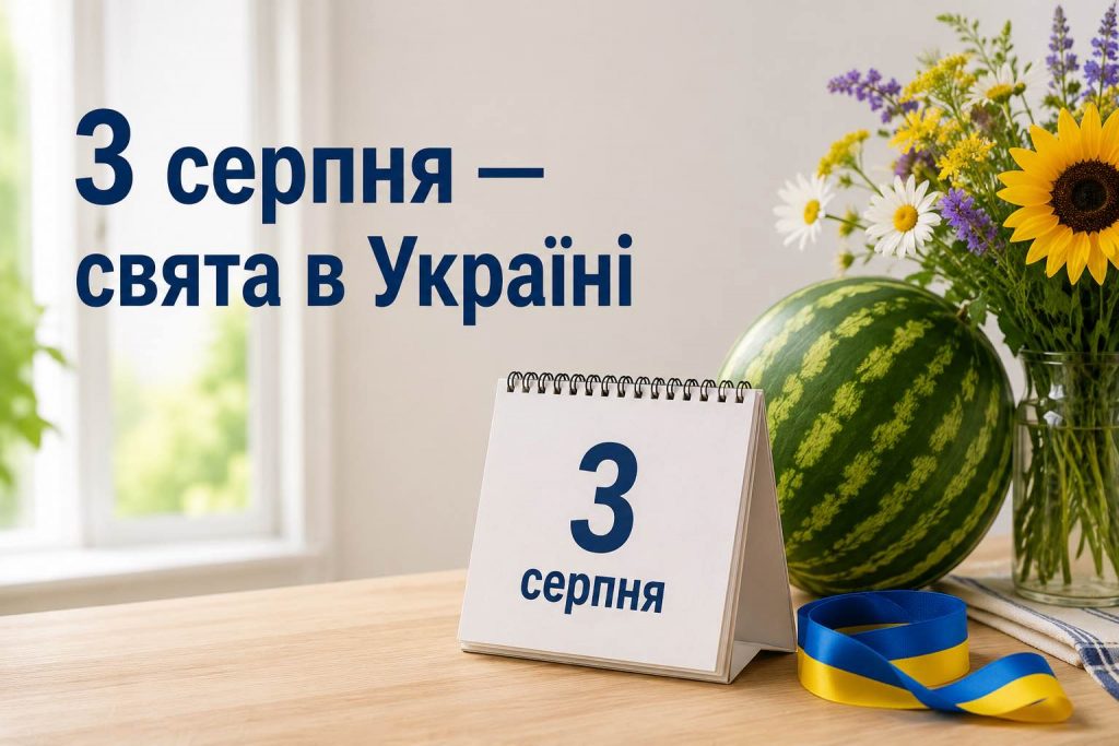 Яке свято 3 серпня 2026 року: церковна дата, День ангела та що не можна робити Яке свято 3 серпня 2026 року: церковна дата, День ангела та що не можна робити