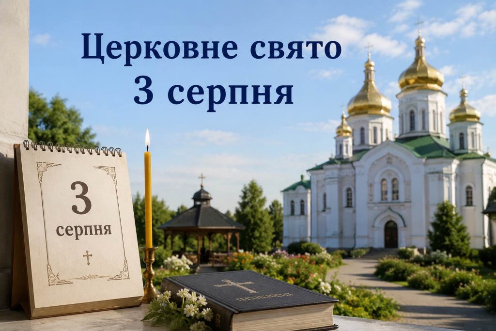 Яке свято 3 серпня 2026 року: церковна дата, День ангела та що не можна робити