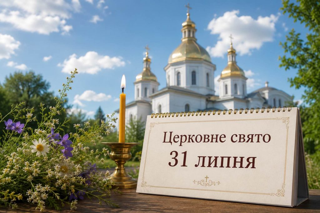 Яке свято 31 липня 2026 року: церковна дата, День ангела та всі важливі події