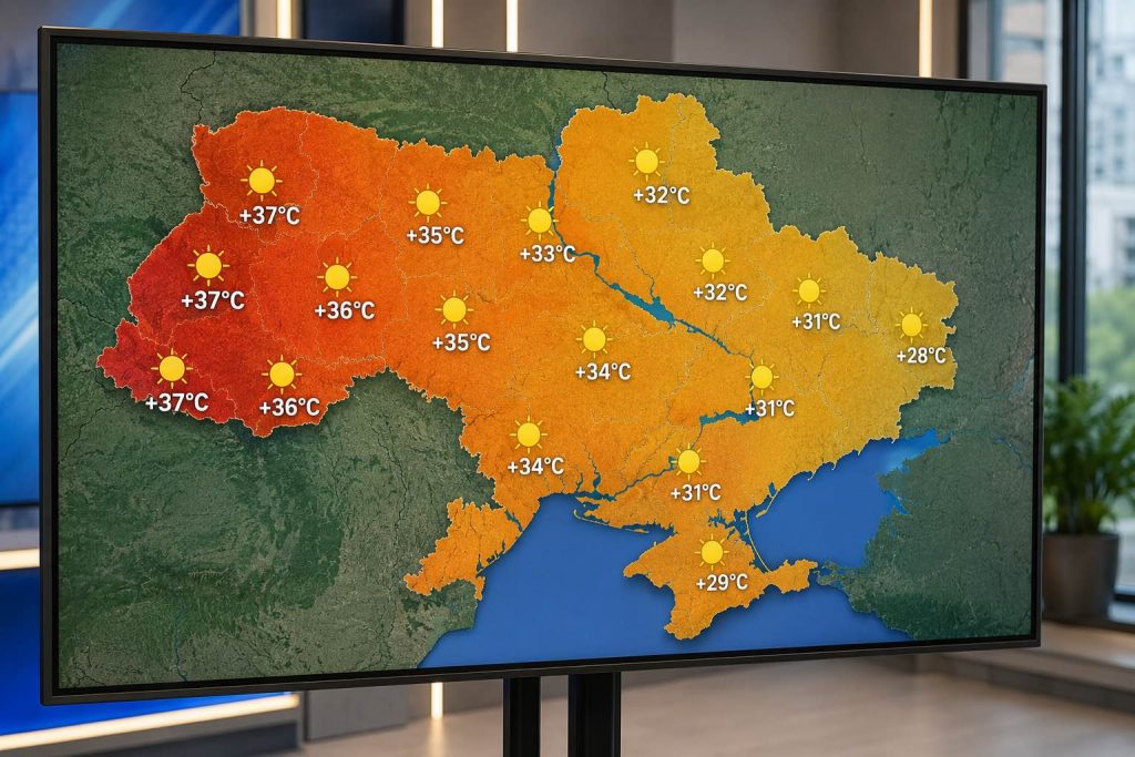 Погода різко зміниться на початку серпня: де в Україні буде до +37 °C і чи чекати дощів