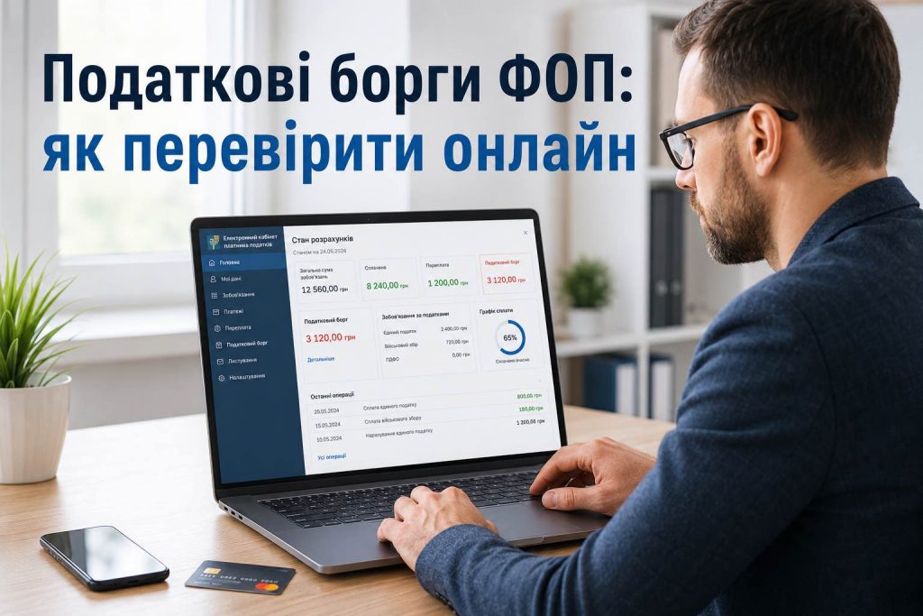 Податкові борги у ФОП: як перевірити онлайн та швидко погасити заборгованість