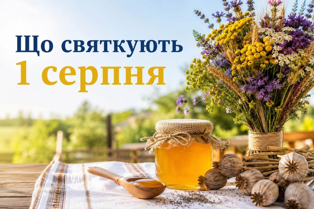 Що святкують в Україні 1 серпня 2026 року: повний перелік свят, іменини та прикмети Що святкують в Україні 1 серпня 2026 року: повний перелік свят, іменини та прикмети