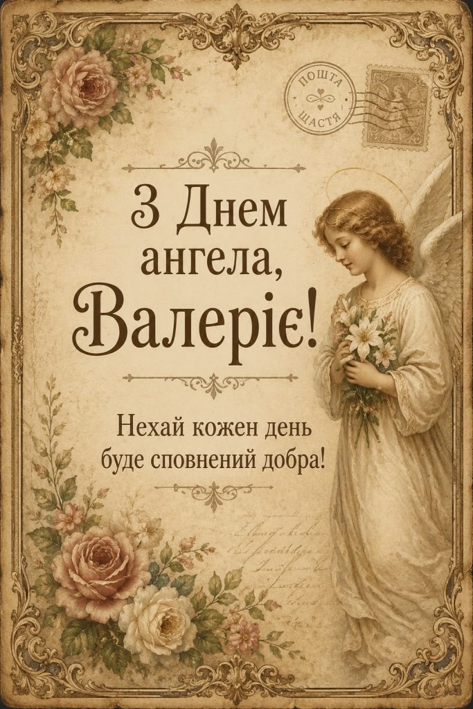 День ангела Валерії 2026 в Україні: коли іменини за новим календарем та як привітати