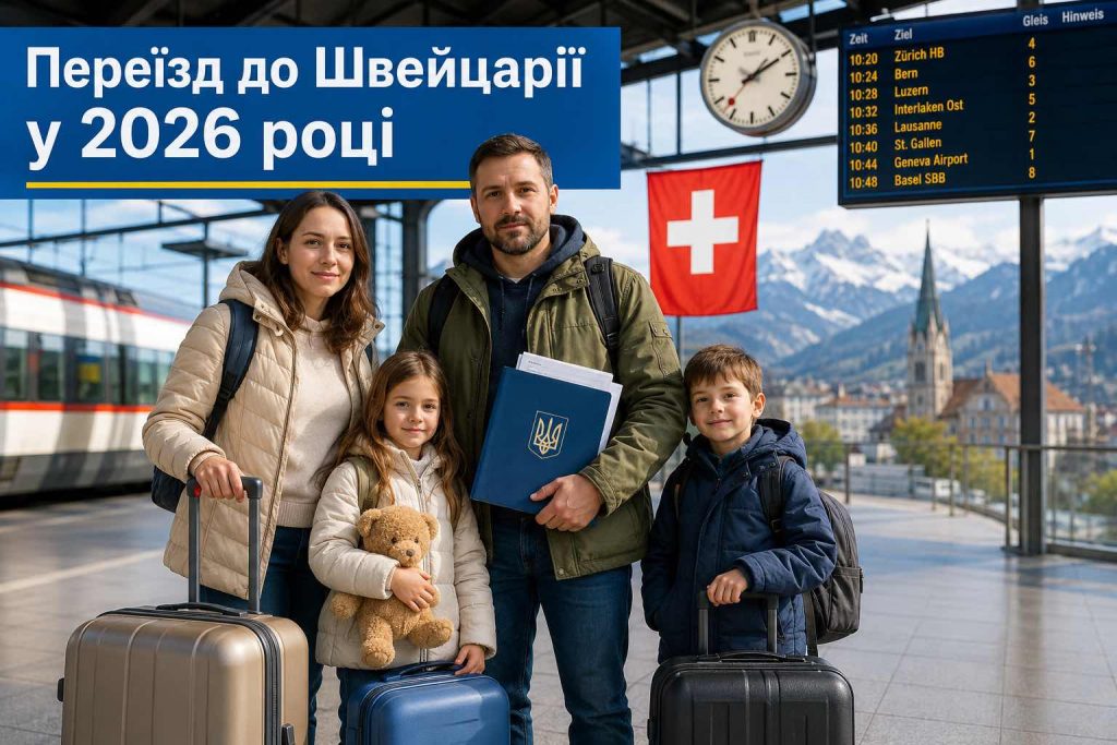 Як українцям переїхати до Швейцарії у 2026 році: документи, статус S і кому відмовлять Як українцям переїхати до Швейцарії у 2026 році: документи, статус S і кому відмовлять