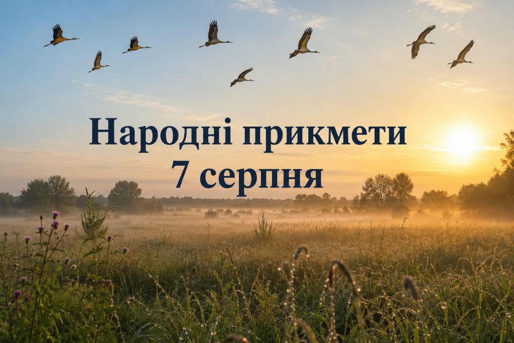 Що святкують в Україні 7 серпня 2026 року: повний календар подій, іменини та заборони