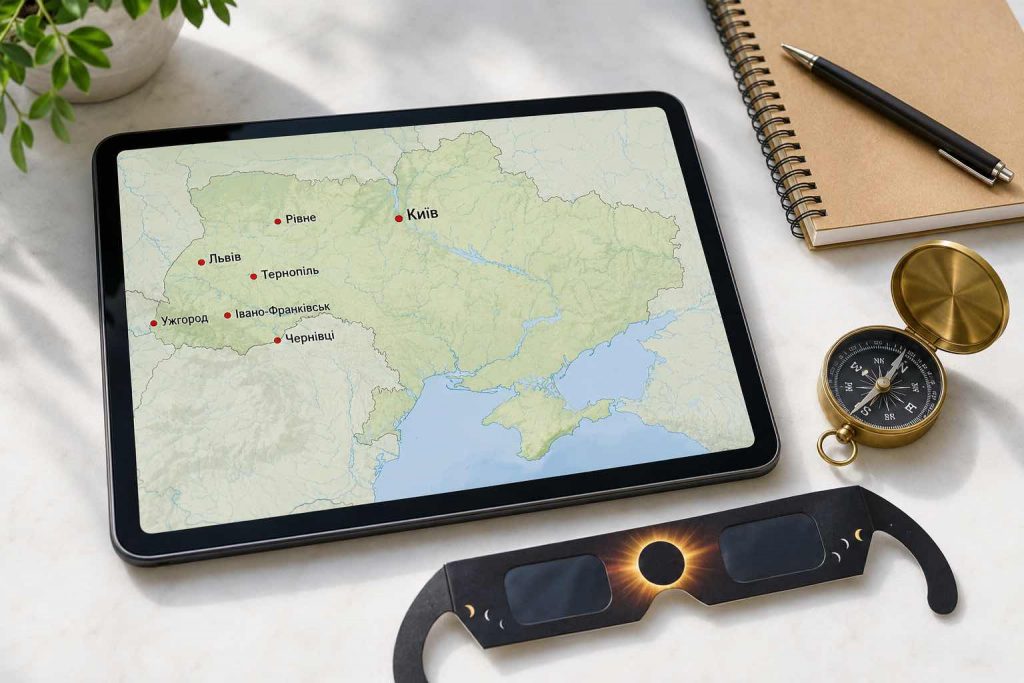 Сонячне затемнення в Україні: де його буде видно і коли дивитися