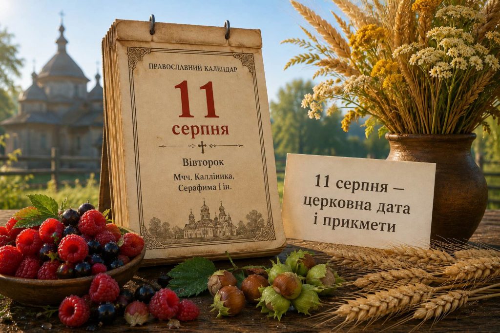 Що святкують в Україні 11 серпня 2026 року: свята, церковна дата, іменини, прикмети та заборони