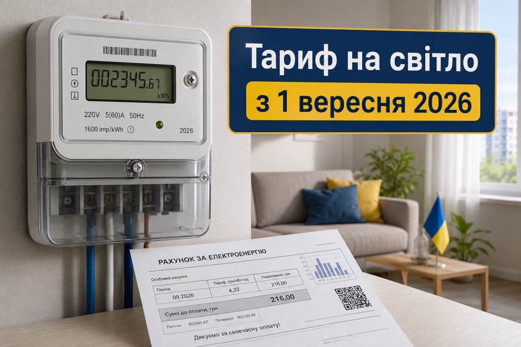 Ціна електроенергії з 1 вересня: чи підвищать тариф та якою буде ціна 1 кВт·год