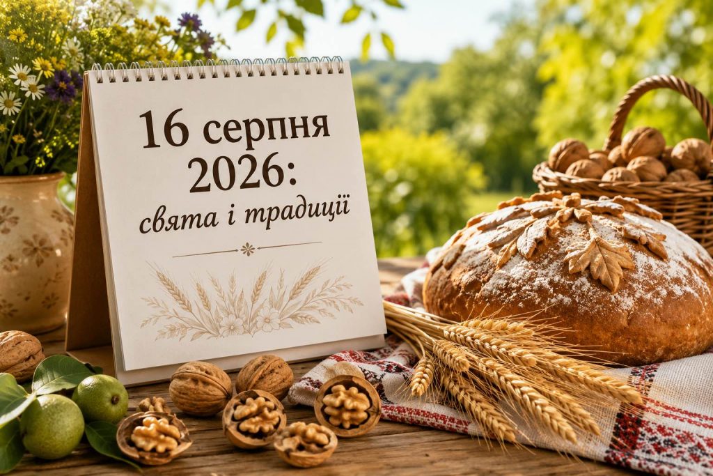 Яке свято 16 серпня 2026: церковна дата, іменини та народні прикмети