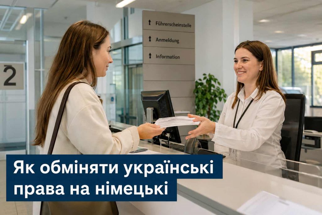 Як обміняти українські водійські права на німецькі у 2026 році: повна інструкція