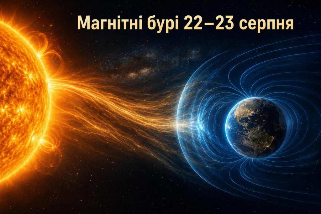 Магнітні бурі на вихідних: названо найактивніші години 22–23 серпня