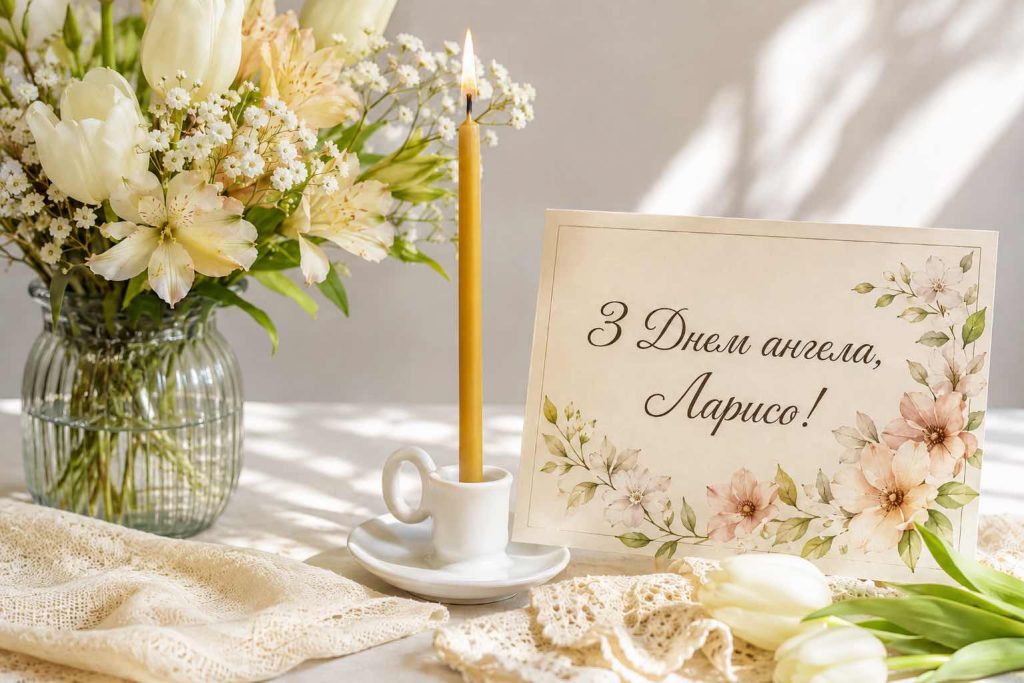 День ангела Лариси 2026 в Україні: коли іменини за новим календарем та як красиво привітати