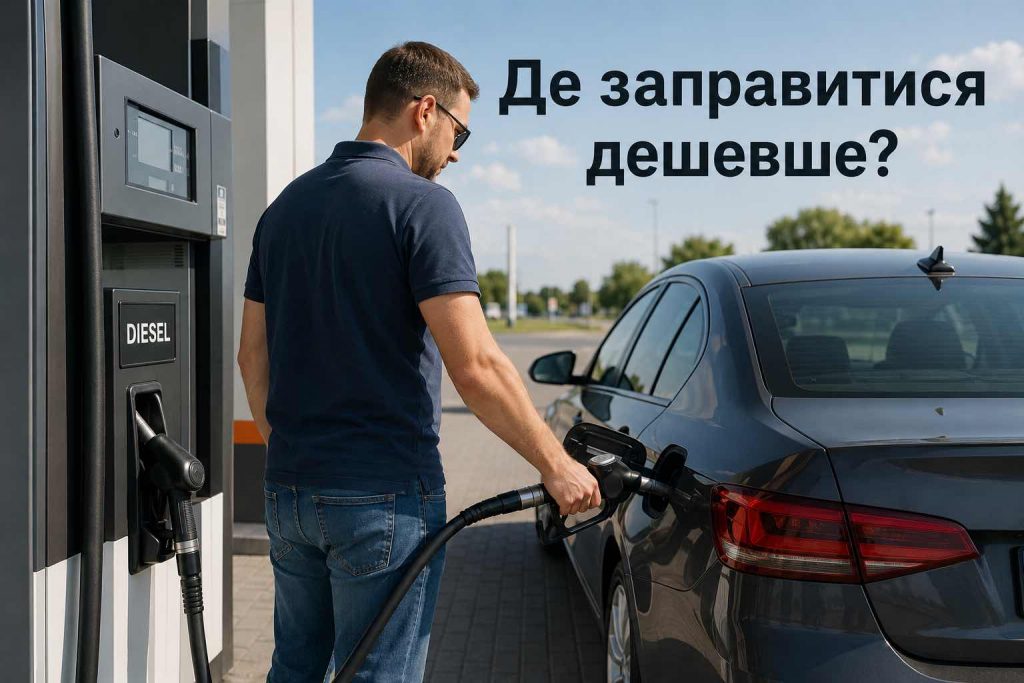 Скільки коштує бензин, дизель і газ в Україні 25 серпня: ціни на АЗС і де заправитися дешевше