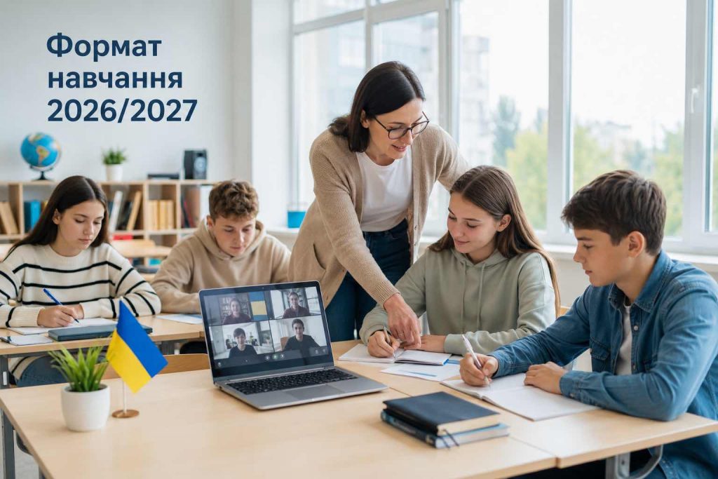 Навчальний рік 2026/2027 в Україні: дата початку, канікули та формат навчання