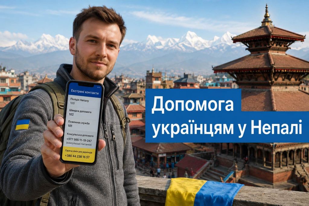 Куди звертатися українцям у Непалі 2026: контакти посольства, консульства та екстрених служб