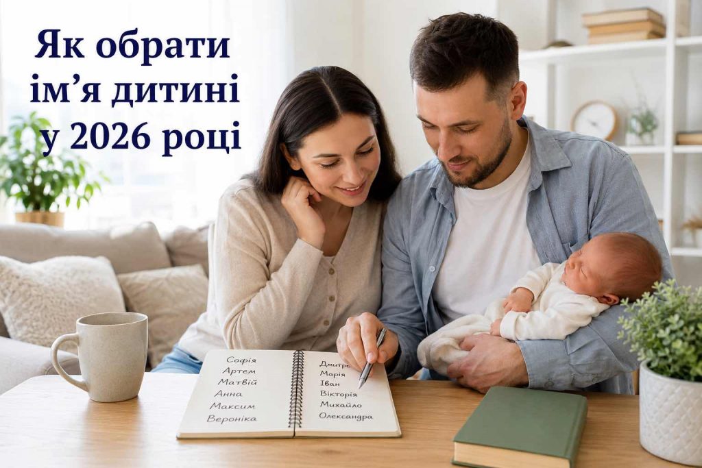 Як назвати дитину у 2026 році: популярні імена для хлопчиків і дівчаток та їх значення Як назвати дитину у 2026 році: популярні імена для хлопчиків і дівчаток та їх значення