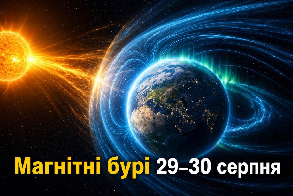 Магнітні бурі на вихідних: прогноз Kp 29–30 серпня Магнітні бурі на вихідних: прогноз Kp 29–30 серпня