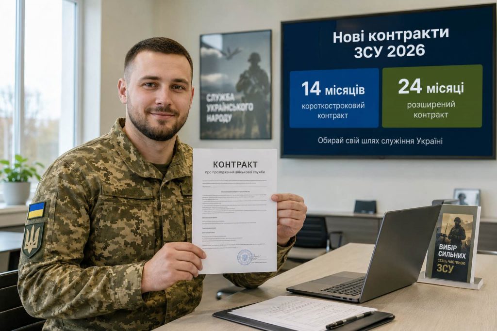 Мотиваційні контракти ЗСУ 2026: строки, виплати, відстрочка та головні відмінності від мобілізації