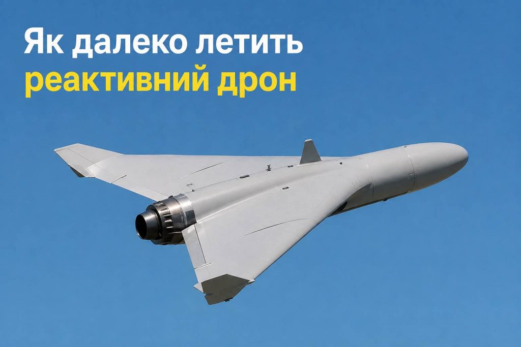 На яку дальність летить реактивний дрон і чому його важко збити