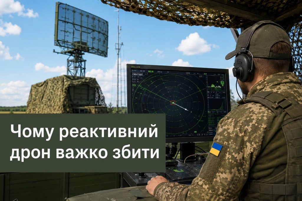 На яку дальність летить реактивний дрон і чому його важко збити