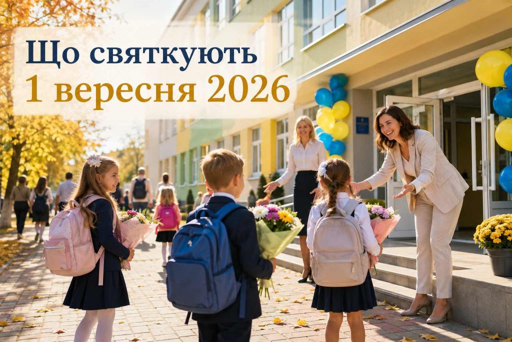 Що святкують в Україні 1 вересня 2026 року: свята, іменини, прикмети та заборони Що святкують в Україні 1 вересня 2026 року: свята, іменини, прикмети та заборони
