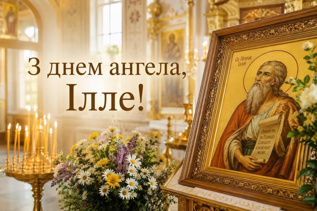 День ангела Іллі 2026: коли іменини за новим календарем та як красиво привітати День ангела Іллі 2026: коли іменини за новим календарем та як красиво привітати