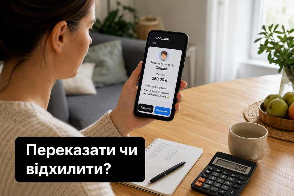 Діти можуть просити кишенькові прямо в monobank: як працює нова функція і де її знайти