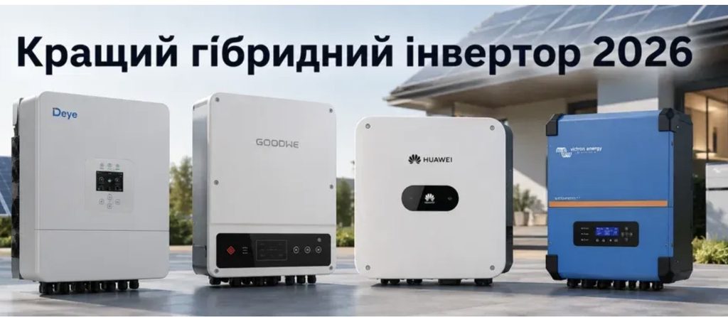 Рейтинг гібридних інверторів 2026: які моделі варто розглядати