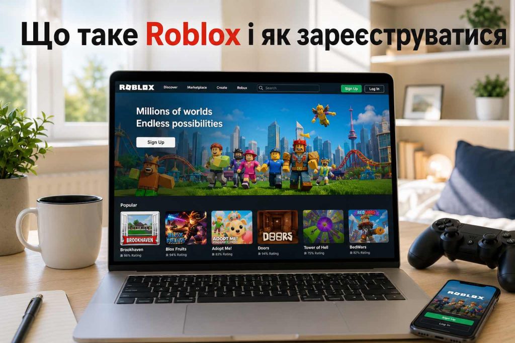 Що таке Roblox і як зареєструватися: повний гід для новачків у 2026 році Що таке Roblox і як зареєструватися: повний гід для новачків у 2026 році