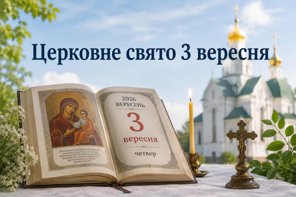 Яке свято 3 вересня 2026 року: церковна дата, День ангела та народні прикмети