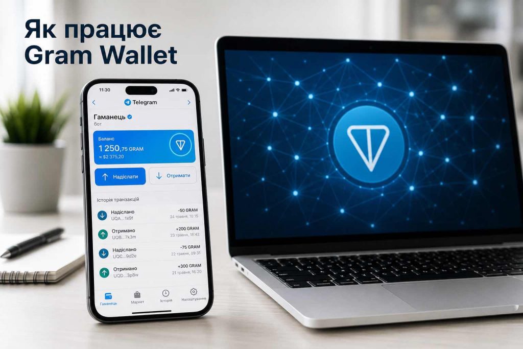 Gram Wallet у Telegram запускають для мільярда користувачів: що це і чи працюватиме в Україні