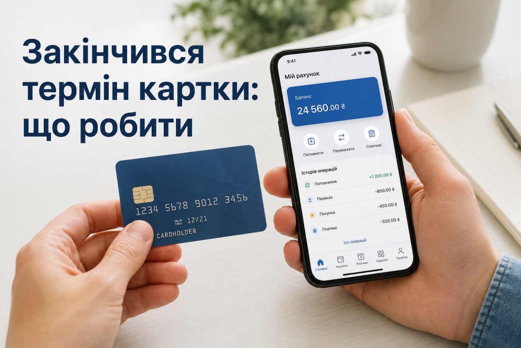 Термін картки ПриватБанку закінчився: як перевипустити онлайн у 2026 році та коли це робити не потрібно Термін картки ПриватБанку закінчився: як перевипустити онлайн у 2026 році та коли це робити не потрібно