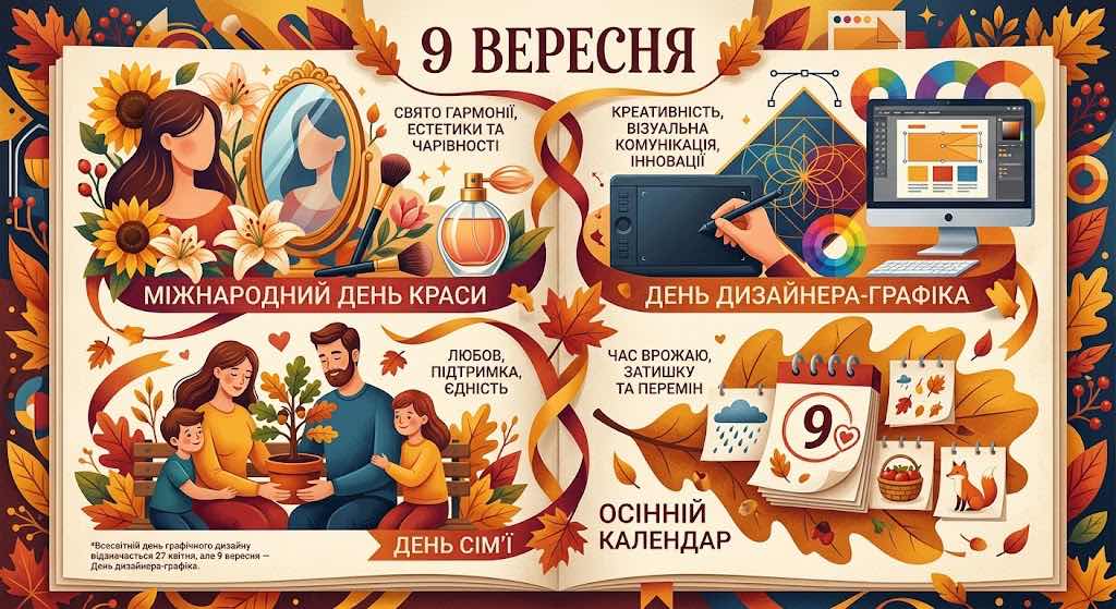 Що святкують в Україні 9 вересня: повний календар подій, традиції, День ангела і народні прикмети