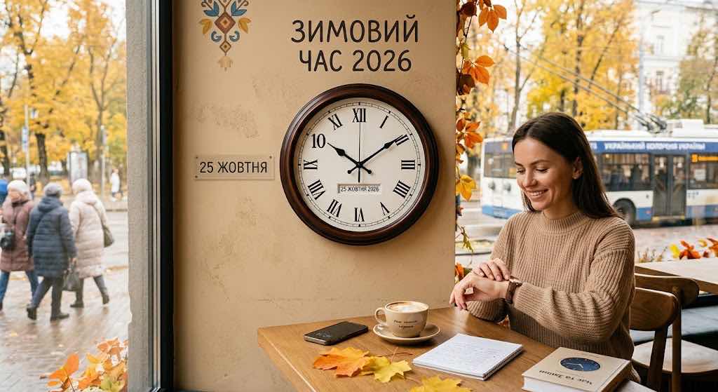 Коли переводять годинник на зимовий час у 2026 році: точна дата і куди крутити стрілки Коли переводять годинник на зимовий час у 2026 році: точна дата і куди крутити стрілки