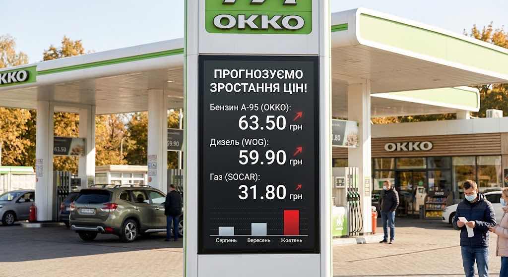 Бензин і дизель знову дорожчають: актуальні ціни на АЗС 9 вересня та де заправитися дешевше